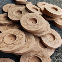 Pre Marked Round Mandala Tea Light Holder