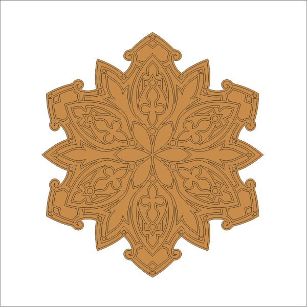 Mandala Art on MDF Board