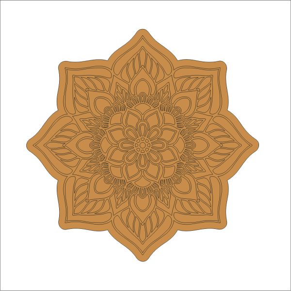 Mandala Art on MDF Board