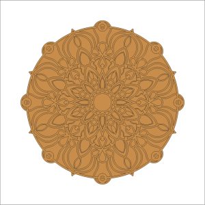 13 Mandala Art on MDF Board