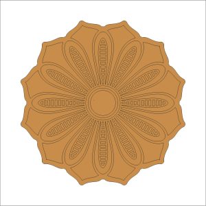 14 Mandala Art on MDF Board