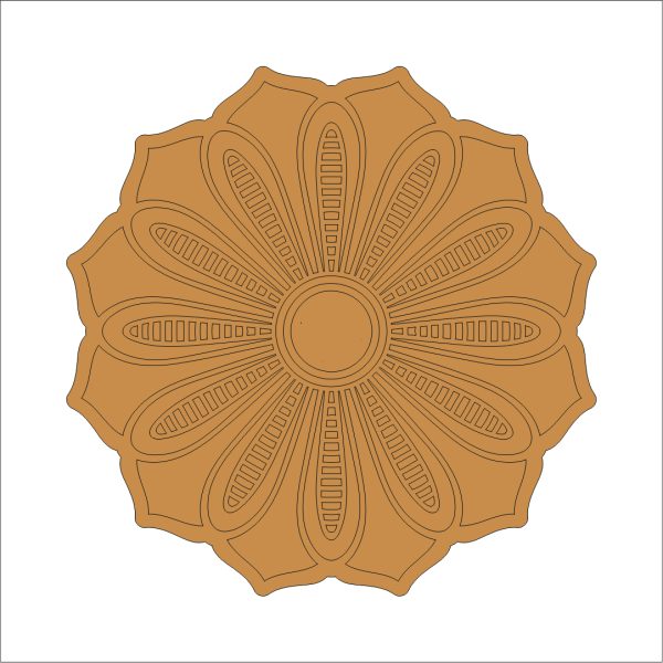 14 Mandala Art on MDF Board
