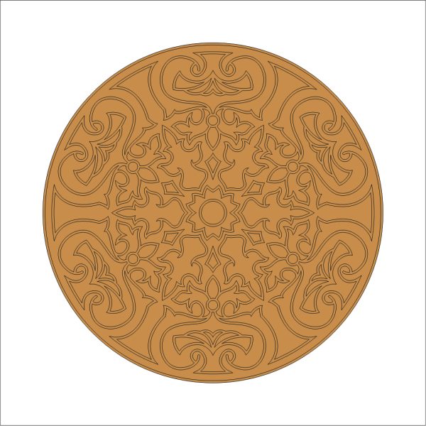 Mandala Art on MDF Board