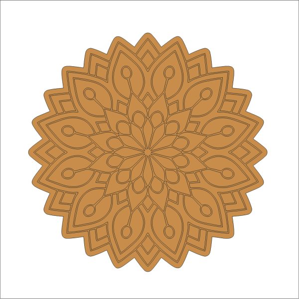 Mandala Art on MDF Board