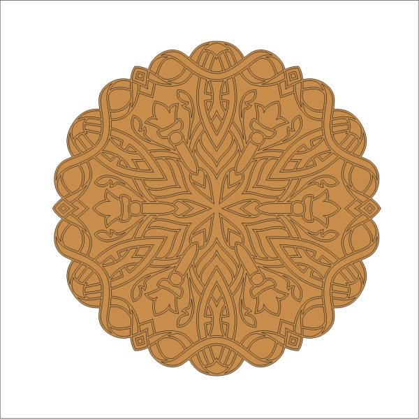 18 Mandala Art on MDF Board