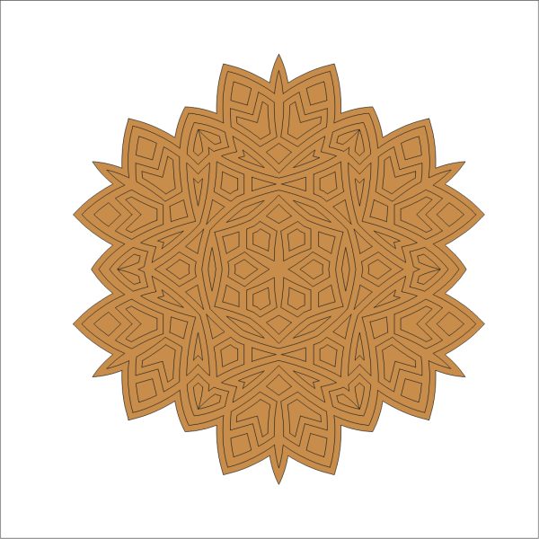 Mandala Art on MDF Board