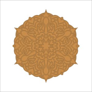 2 Mandala Art on MDF Board