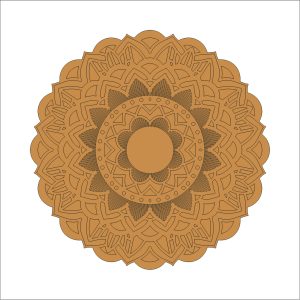 Mandala Art on MDF Board