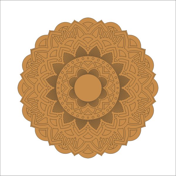 26 Mandala Art on MDF Board