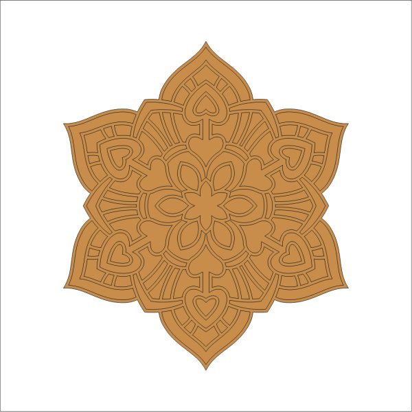 Mandala Art on MDF Board
