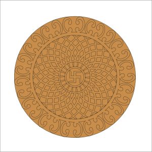 6 Mandala Art on MDF Board