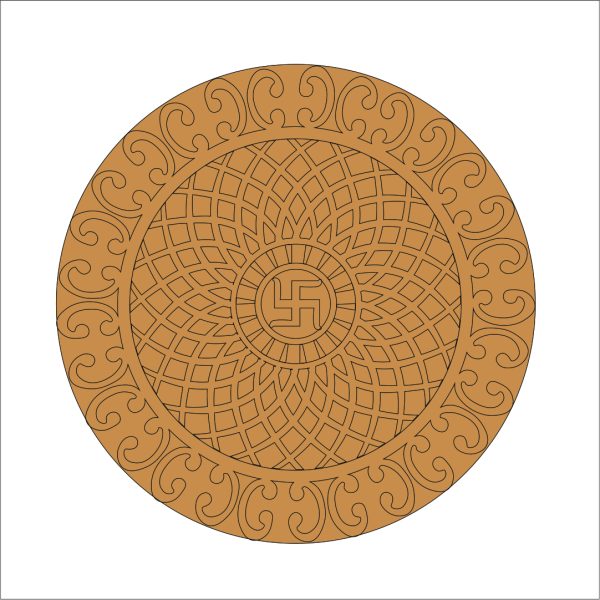 Mandala Art on MDF Board