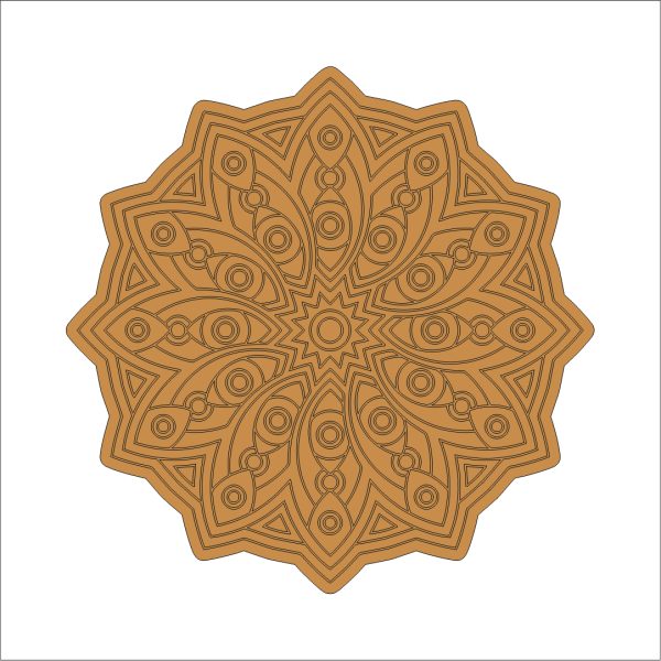 Mandala Art on MDF Board