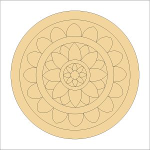 Mandala Art on MDF Board