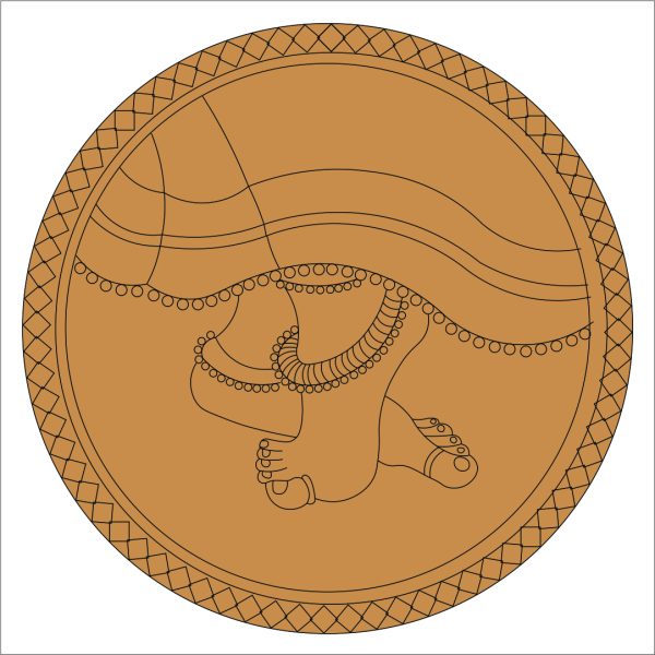 107 Radha Rani Pre Marked base