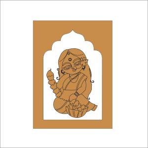 MDF Jharokha Frame for Home Décor & DIY Craft