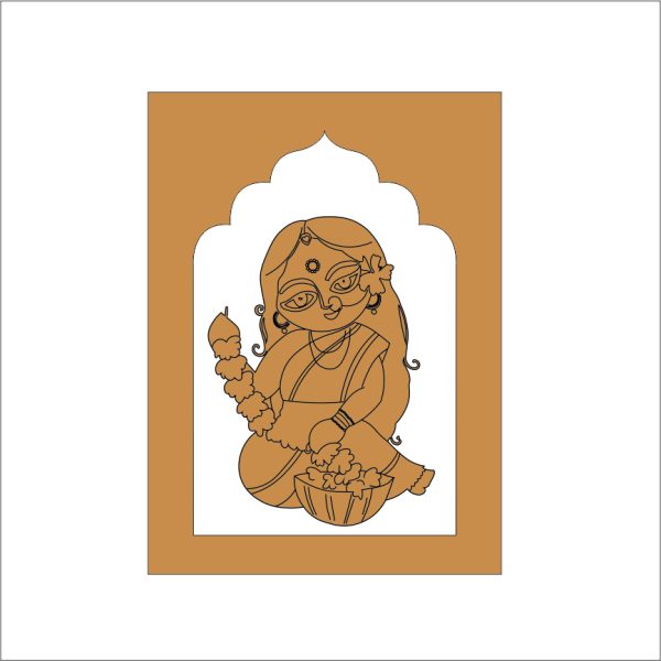 MDF Jharokha Frame for Home Décor & DIY Craft