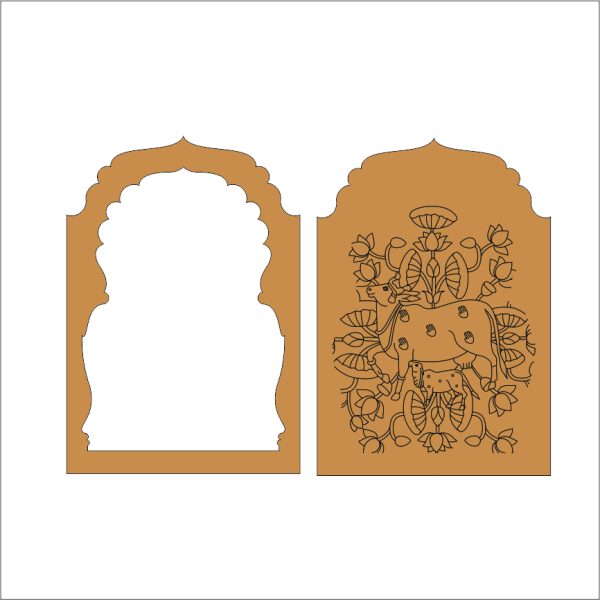 MDF Jharokha Frame for Home Décor & DIY Craft