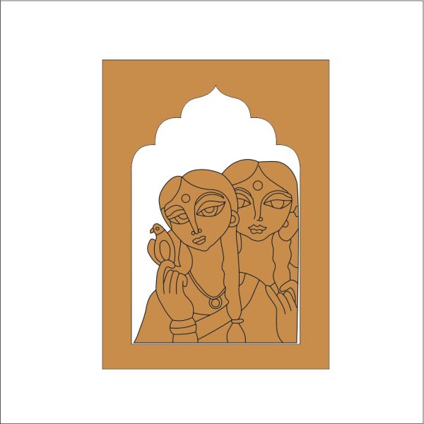15 MDF Jharokha Frame for Home Décor & DIY Craft