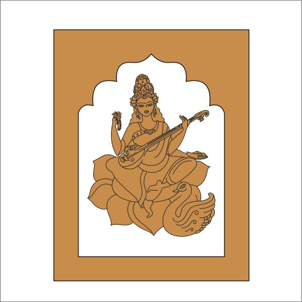 MDF Jharokha Frame for Home Décor & DIY Craft