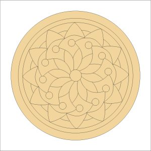 Mandala Art on MDF Board