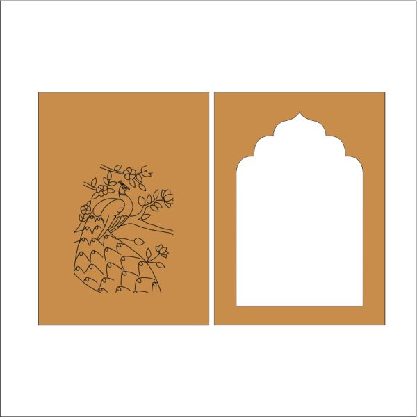 24 MDF Jharokha Frame for Home Décor & DIY Craft