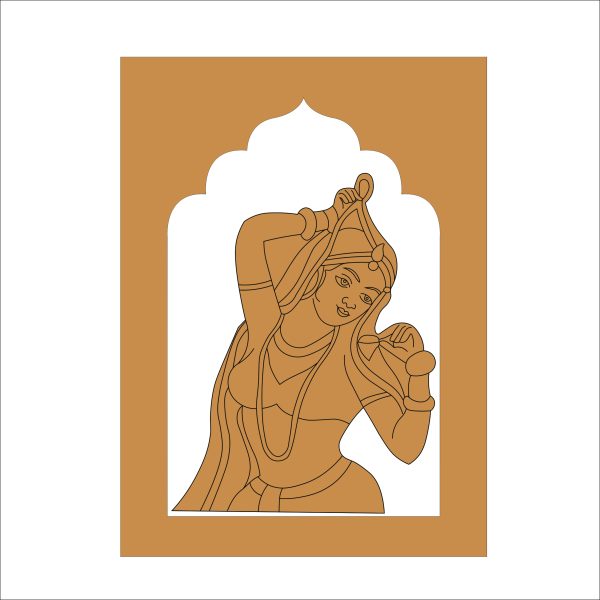 28 MDF Jharokha Frame for Home Décor & DIY Craft