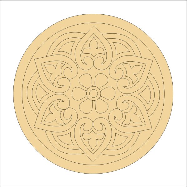 Mandala Art on MDF Board