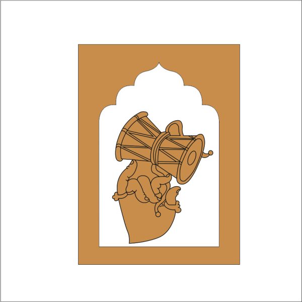 MDF Jharokha Frame for Home Décor & DIY Craft