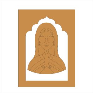MDF Jharokha Frame for Home Décor & DIY Craft