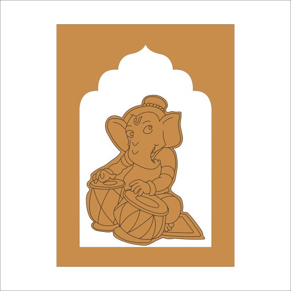 32 MDF Jharokha Frame for Home Décor & DIY Craft