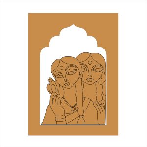 MDF Jharokha Frame for Home Décor & DIY Craft