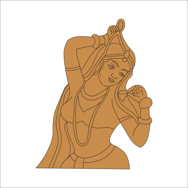 40 Folk Girl Pre Marked base