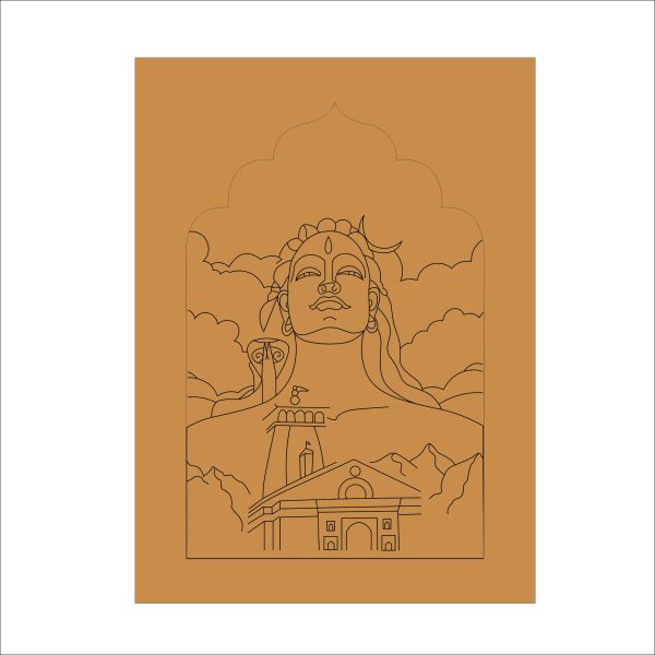 44 MDF Jharokha Frame for Home Décor & DIY Craft