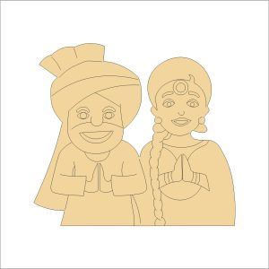 Punjabi Couple Pre Marked base