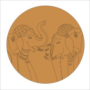 2 Elephant Pre Marked base