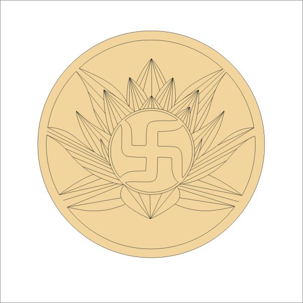 6 Mandala Art on MDF Board