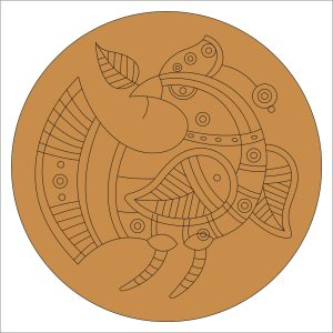 Round Pre Marked base