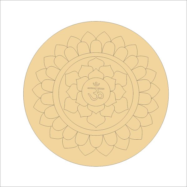 8 Mandala Art on MDF Board