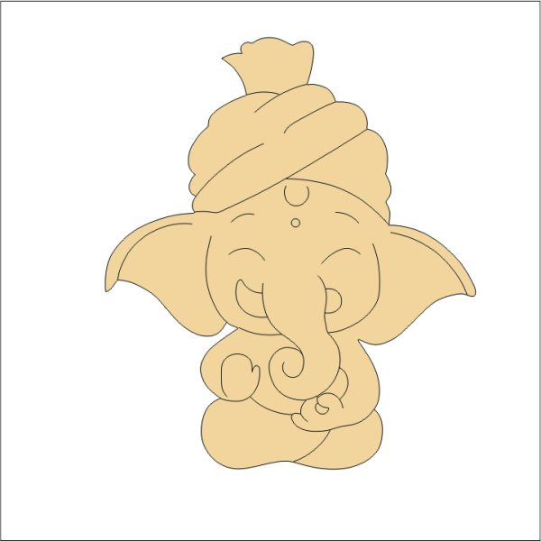 Lord Ganesh Pre Marked base