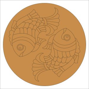 81 Dual Fish Pre Marked base