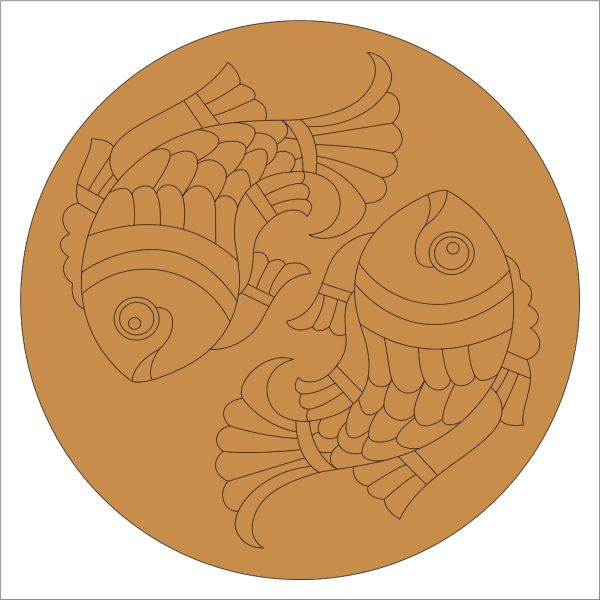 81 Dual Fish Pre Marked base