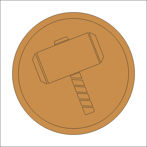 DIY MDF Fridge Magnets