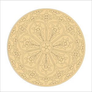 9 Mandala Art on MDF Board