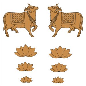 Lotus + cow Pre Marked base