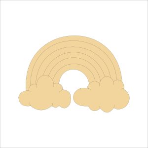 Rainbow mdf cutout