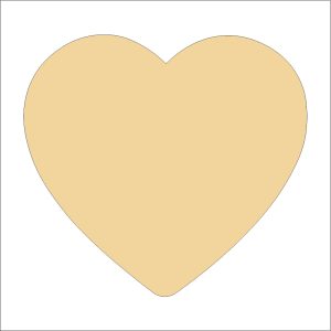 Heart Shape Pre-marked bases