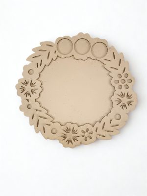 Round Flower Pooja Thali