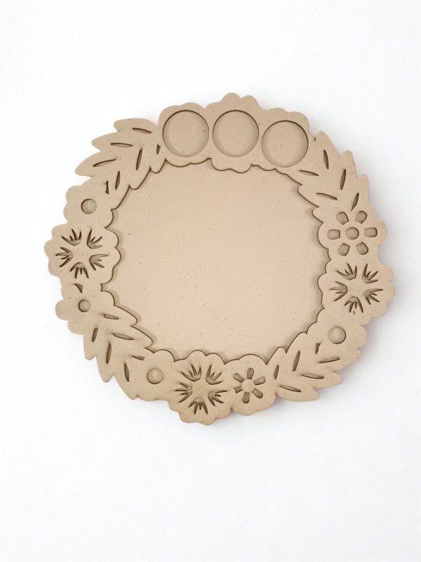 Round Flower Pooja Thali