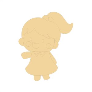 Barbie Doll mdf cutout